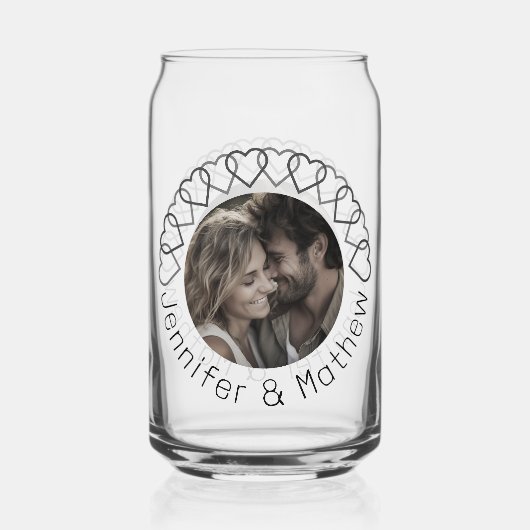 モダンクラシックタイポグラフィ ガラス缶 (正面)