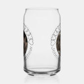 モダンクラシックタイポグラフィ ガラス缶 (左)