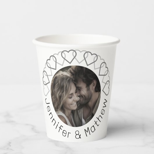 モダンクラシックタイポグラフィ 紙コップ (正面)