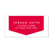 モダンクラシックバナー差出人住所 セルフインキングスタンプ (デザイン)