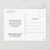 モダンクラシックピンクブラックジオメトリッククリスマスツリー シーズンポストカード (裏面)