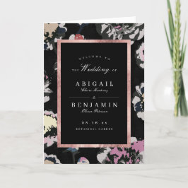 モダンクラシックブラック抽象芸術結婚フローラ プログラム