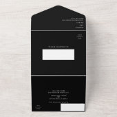 モダンクラシックブ結婚ラック オールインワン招待状 (外側)