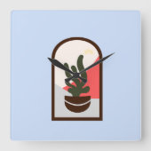 モダンクラシックボホ スクエア壁時計 (正面)