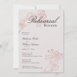 モダンクラシックリース2リハーサルディナー 招待状