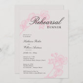 モダンクラシックリース3リハーサルディナー 招待状 (正面/裏面)