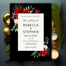 モダンクラシックレッドローズベビーブレス結婚フローラ