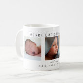 モダンクラシック写真コラージュ コーヒーマグカップ (正面左)