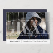 モダンクラシック卒業党 |男女兼用 | 招待状 (正面/裏面)