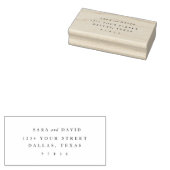 モダンクラシック対封筒差出人住所 ラバースタンプ (押印)