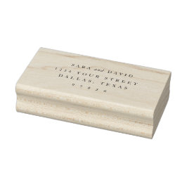 モダンクラシック対封筒差出人住所 ラバースタンプ