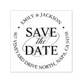 モダンクラシック差出人住所の保存 セルフインキングスタンプ (デザイン)