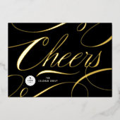 モダンクラシック応援書道エレガント事業 箔シーズンカード (正面)