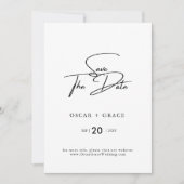 モダンクラシック招待状 セーブザデート (正面)