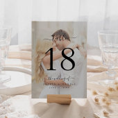 モダンクラシック書結婚の写真 テーブルナンバー