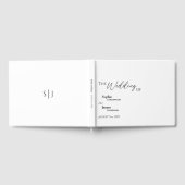 モダンクラシック結婚ス・ゲストブック ゲストブック (全面)