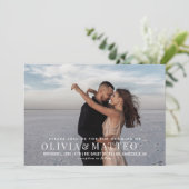 モダンクラシック結婚式招待状 招待状 (スタンド正面)