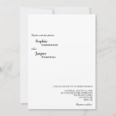 モダンクラシック結婚式招待状 招待状 (正面)