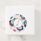 モダンクラシック緑色金ゴールド抽象芸術フローラモノグラム フェイバータグ (インサイチュ)