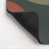 モダンクラシック色抽象芸術満月スモーク マウスパッド (コーナー)