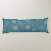 モダンクラシック青い円のパターン名 ボディピロー (裏面)