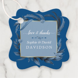 モダンクラシック青葉金ゴールドの幾何結婚 フェイバータグ