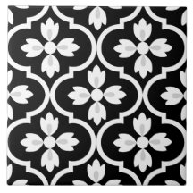 モダンクラシック黒白スペインの地中海の