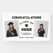 モダンクラシック2024年卒業2写真卒業 横断幕 (横)