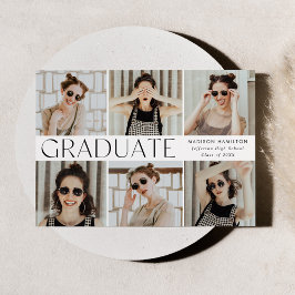 モダンクラシック6写真卒業 案内状