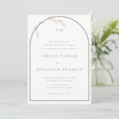 モダンクラシック | フォーマル結婚 招待状 (スタンド正面)