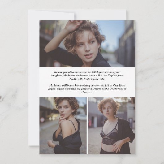 モダンクラシック 案内状 (裏面)