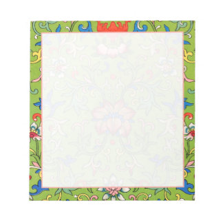 モダンクラシックCHINOISERIE ノートパッド