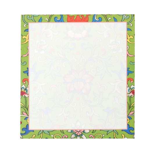 モダンクラシックCHINOISERIE ノートパッド (正面)