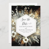 モダンクラシックEnchanted Forest 結婚's セーブザデート (正面/裏面)