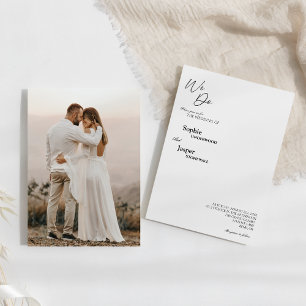 モダンクラシックWe Do Photo結婚式招待状 招待状