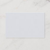 モダンクリエイティブお洒落デザイングレープレーントレンディー 名刺 (裏面)