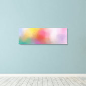 モダンクリエイティブカラフル抽象芸術アートレッドイエロー キャンバスプリント (インサイチュ (ウッドフロア))