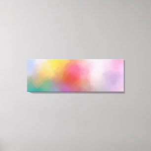 モダンクリエイティブカラフル抽象芸術アートレッドイエロー キャンバスプリント