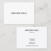 モダンクリエイティブシンプルテンプレートプロフェッショナルリュックス 名刺 (正面/裏面)