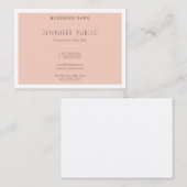 モダンクリエイティブシンプルデザイントレンディーテンプレート 名刺 (正面/裏面)