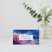 モダンクリエイティブデザイン抽象芸術銀河系 名刺 (スタンド正面)