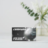 モダンクリエイティブバブル車の名刺 名刺 (スタンド正面)