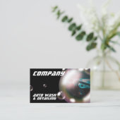 モダンクリエイティブバブル車の名刺 名刺 (スタンド正面)