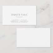 モダンクリエイティブミニマルデザインプロフェッショナル 名刺 (正面/裏面)