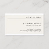 モダンクリエイティブミニマルプロフェッショナル平野 名刺 (正面)