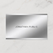 モダンクリエイティブライトおよびシャドウプロフェッショナルトップ 名刺 (正面)