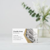 モダンクリエイティブ実在代理店名刺 名刺 (スタンド正面)