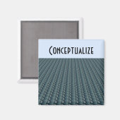 モダンクリエイティブ考える – 概念化 マグネット (正面/裏面)