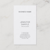 モダンクリエイティブ金ゴールドデザインプロフェッショナルプレーン 名刺 (裏面)