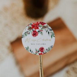 モダンクリスクラシックス封筒用シール ラウンドシール